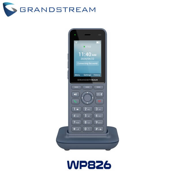 Grandstream WP826 Cordless WiFi IP Phone